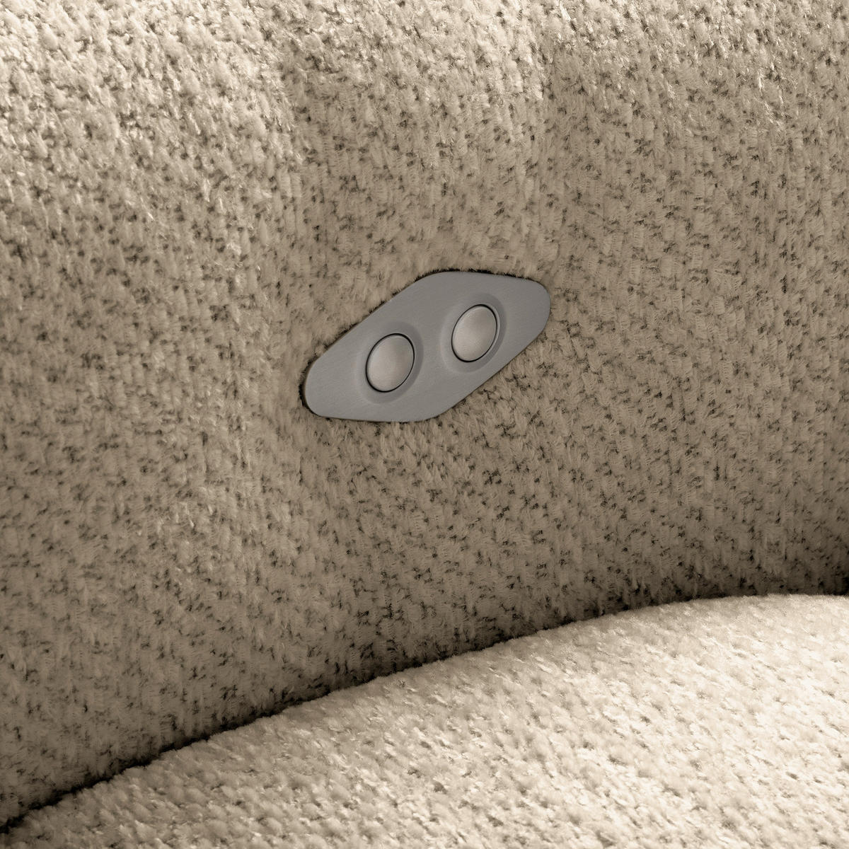ECKSOFA  Webstoff Beige  - Beige/Schwarz, Design, Kunststoff/Textil (274/177cm) - Livetastic