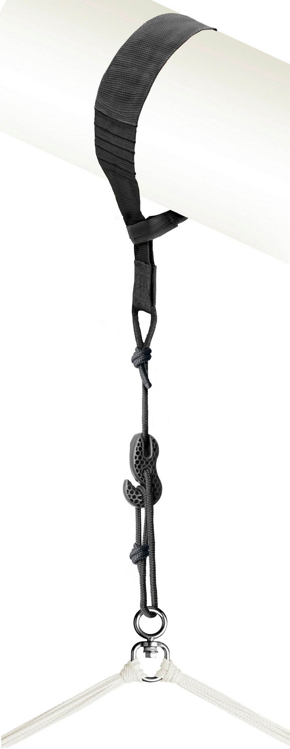 ÚCHYT PRO HOUPACÍ SÍŤ  - černá, Basics, plast (300cm) - La Siesta
