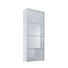 SCHUHSCHRANK 62/177/36 cm - Silberfarben/Weiß, Design, Glas/Holzwerkstoff (62/177/36cm) - Cassando SCHUHSCHRANK 62/177/36 cm - Silberfarben/Weiß, Design, Glas/Holzwerkstoff (62/177/36cm) - Cassando