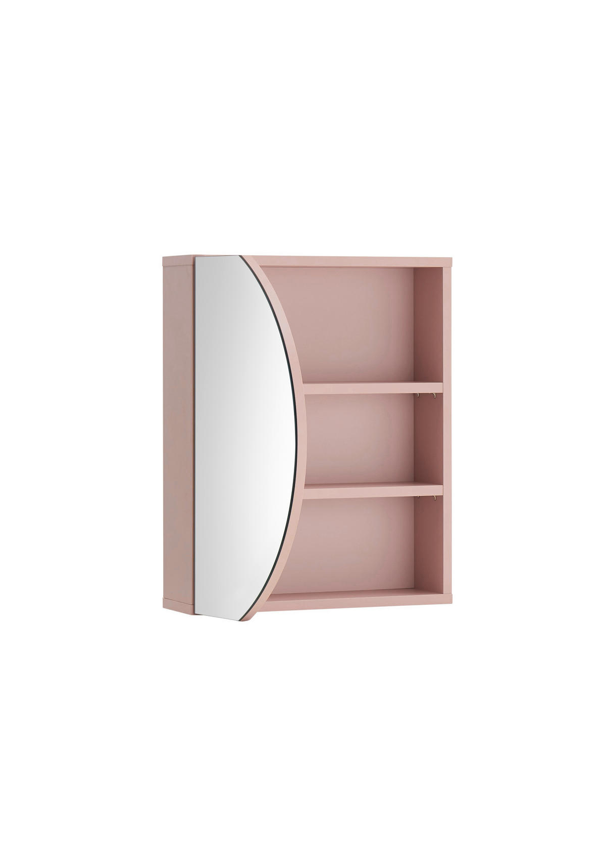 SPIEGELSCHRANK 45/56/15 cm  - Rosa, Glas/Holzwerkstoff (45/56/15cm) - MID.YOU