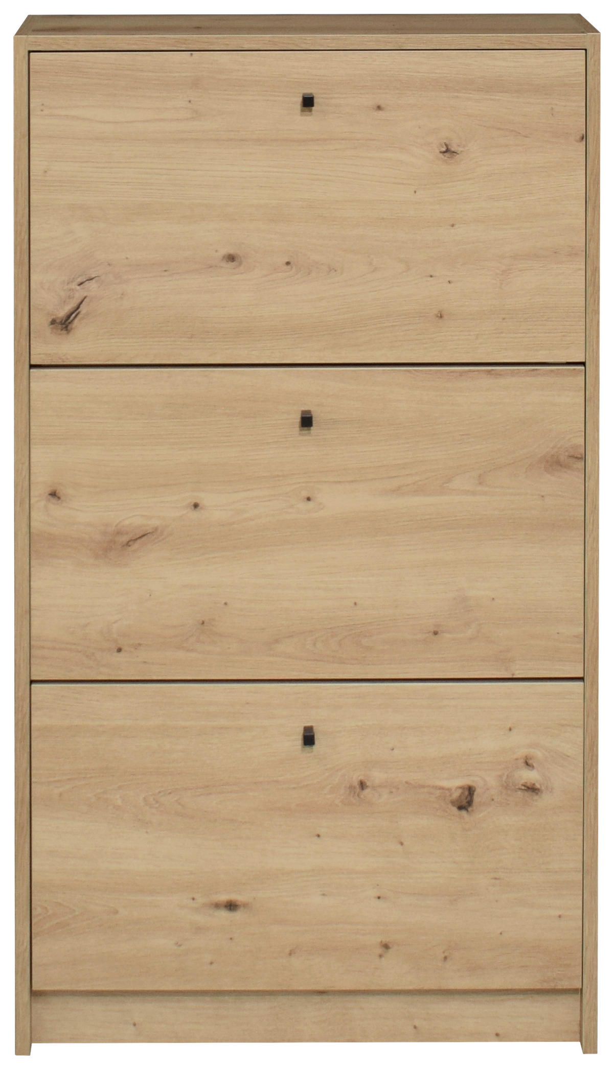 VYKLÁPĚCÍ BOTNÍK, barvy dubu, 60/104/16 cm - černá/barvy dubu, Design, kov/kompozitní dřevo (60/104/16cm) - Xora