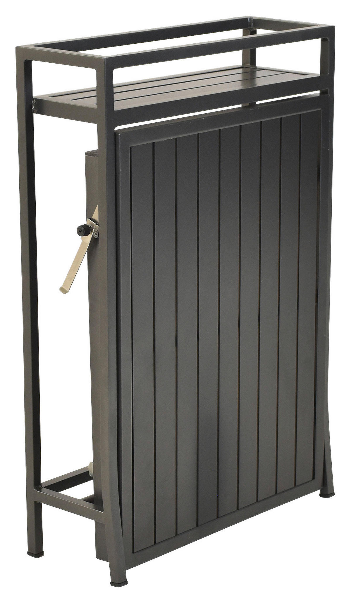 GARTENSET Aluminium  - Graphitfarben/Grau, MODERN, Textil/Metall - Gardenson