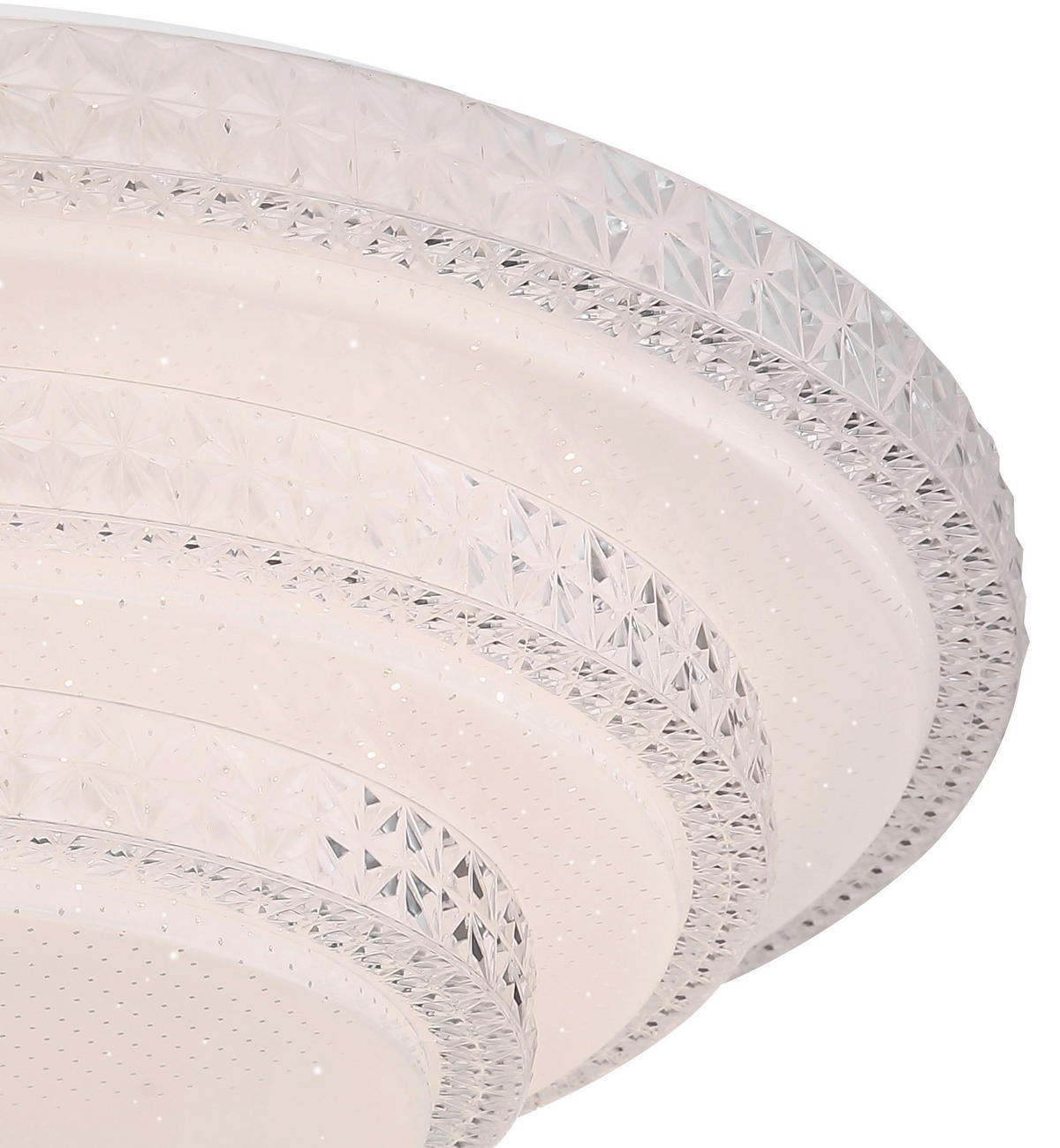 LED-DECKENLEUCHTE  Smart 49,5/12,7 cm   - Weiß, LIFESTYLE, Kunststoff/Metall (49,5/12,7cm) - Globo