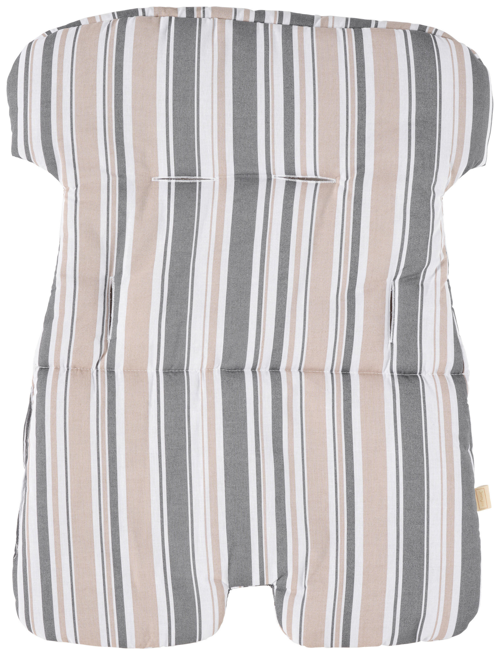 HOCHSTUHLEINLAGE BRUNCH  - Grau, Basics, Textil (42/52cm) - Jimmylee