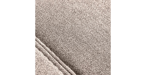 WOHNLANDSCHAFT Beige Mikrofaser  - Chromfarben/Beige, Design, Kunststoff/Textil (179/346/212cm) - Hom`in