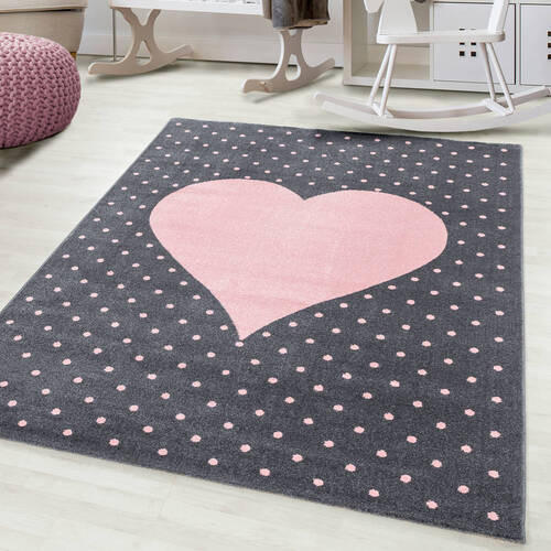 BARNMATTA 140/200 cm Bambi  - pink, Trend, textil (140/200cm) - Ben'n'jen