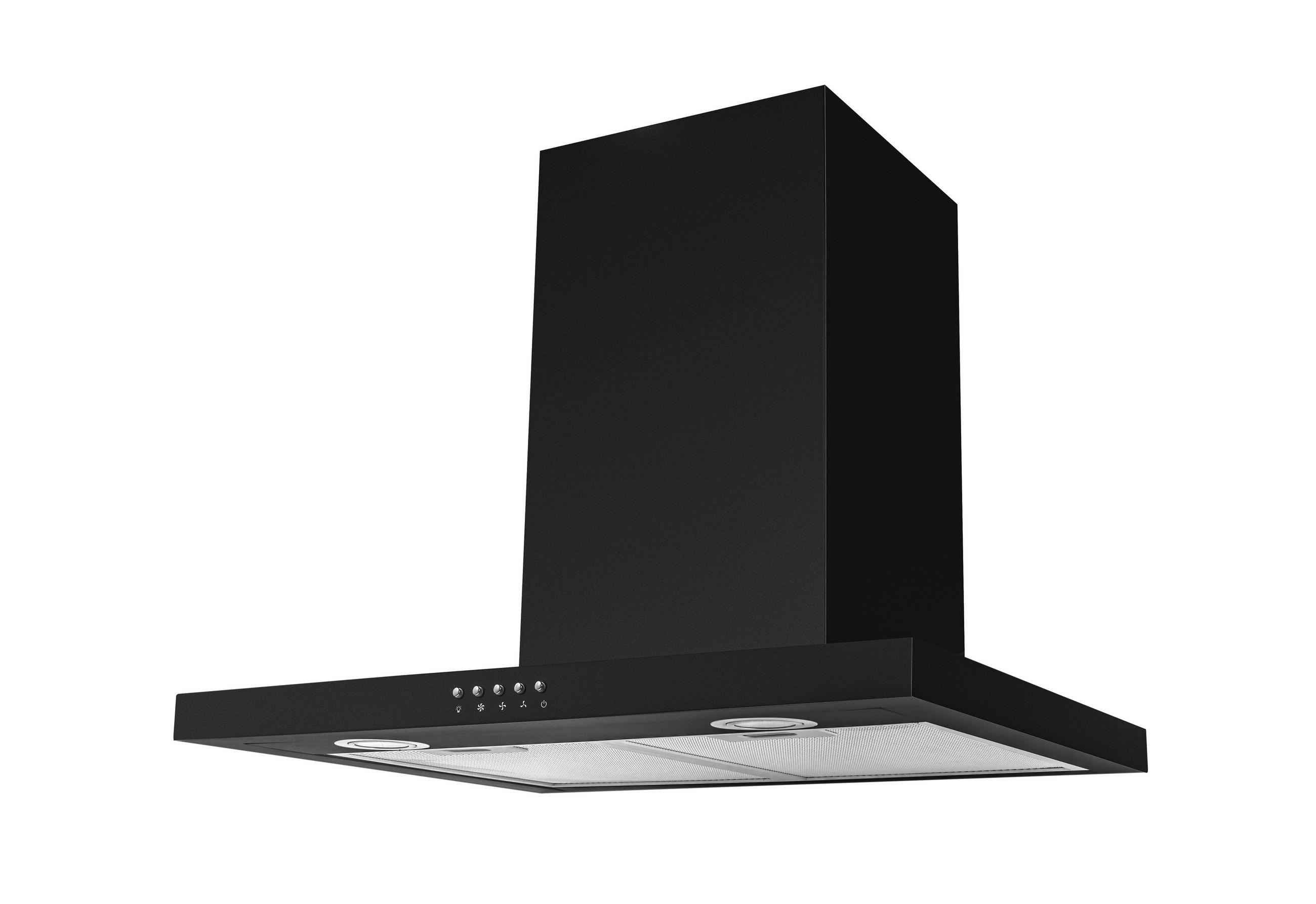 DUNSTABZUGSHAUBE 60311  - Schwarz, Basics, Metall (60/53,5-101,5/50cm) - Mican