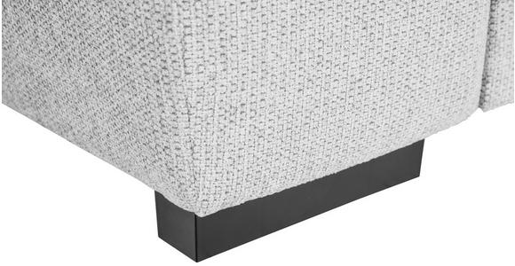 ECKSOFA Hellgrau Struktur - Hellgrau/Schwarz, Design, Kunststoff/Textil (205/284cm) - Xora