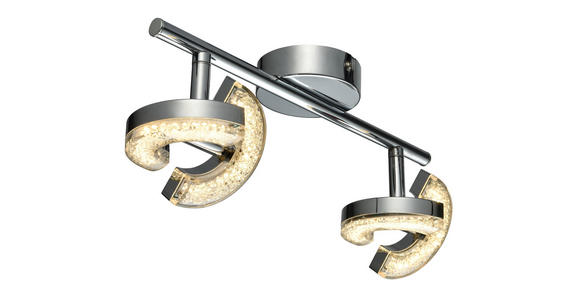 LED-STRAHLER - Weiß, Design, Kunststoff/Metall (12/14cm) - Novel