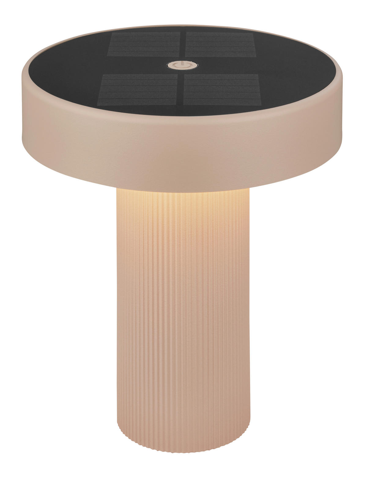 AKKU-TISCHLEUCHTE 16/20 cm  - Beige, Design, Kunststoff (16/20cm)