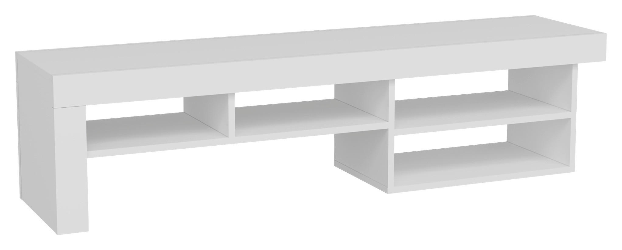 TV-BÄNK 160/40/38 cm  - vit, Design, trämaterial (160/40/38cm) - MID.YOU