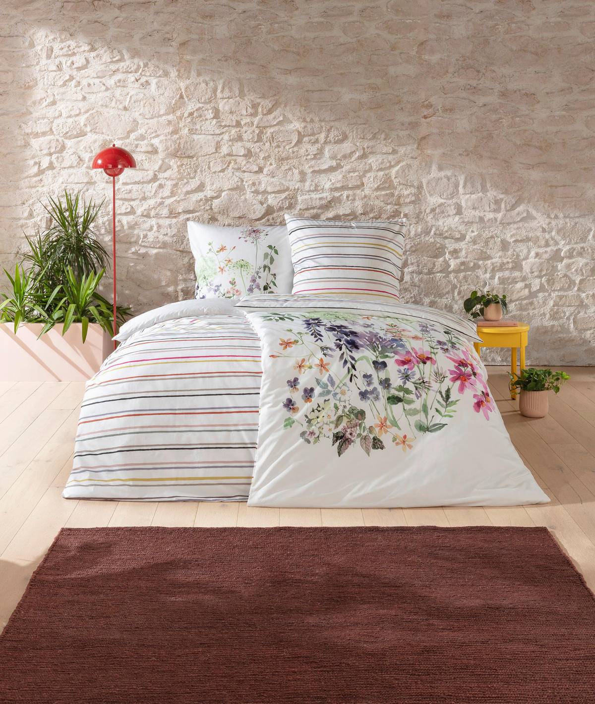 BETTWÄSCHE Impulse 135/200 cm  - Grün, Design, Textil (135/200cm) - Estella