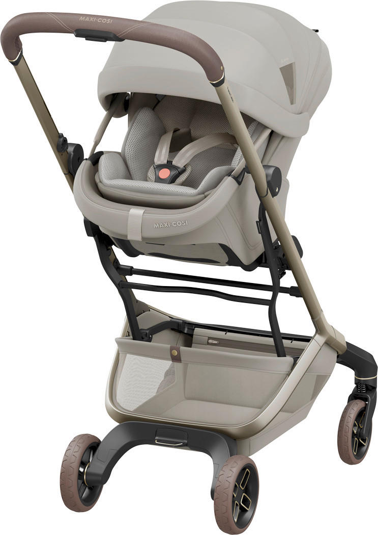 KINDERWAGENSET  Zero-G Travelsystem  Sapphire Sand  - Sandfarben/Creme, Basics, Textil (44,5/105/84cm) - Maxi-Cosi