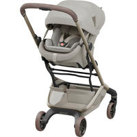 KINDERWAGENSET  Zero-G Travelsystem  Sapphire Sand  - Sandfarben/Creme, Basics, Textil (44,5/105/84cm) - Maxi-Cosi