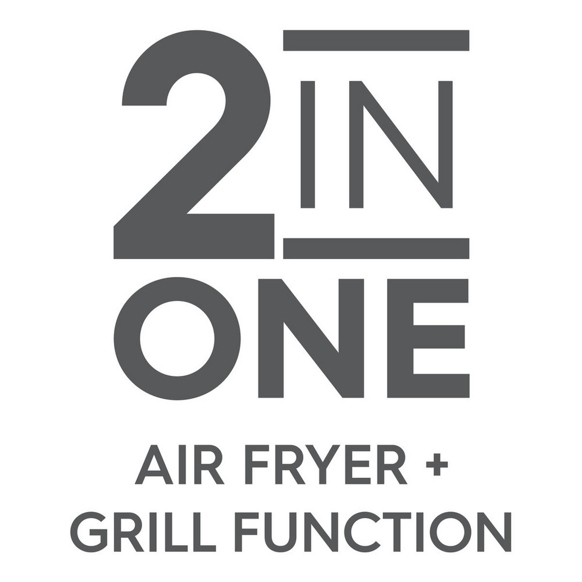 AIRFRYER  - silver/svart, Basics, metall/plast (37/39,8/31,4cm) - Obh Nordica