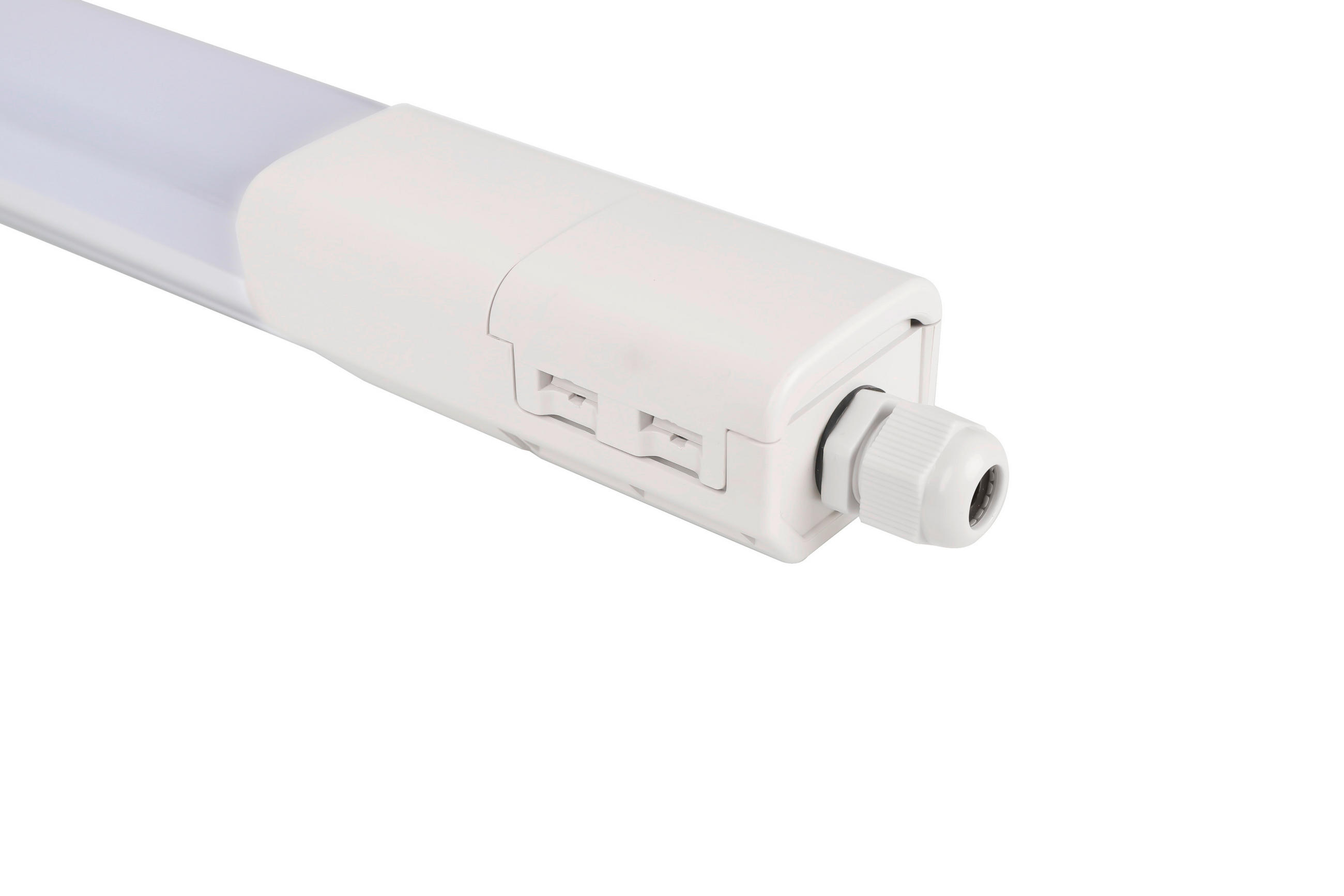 LED-DECKENLEUCHTE plus 59,5/5,2/4,1 cm   - Weiß, Basics, Kunststoff (59,5/5,2/4,1cm)