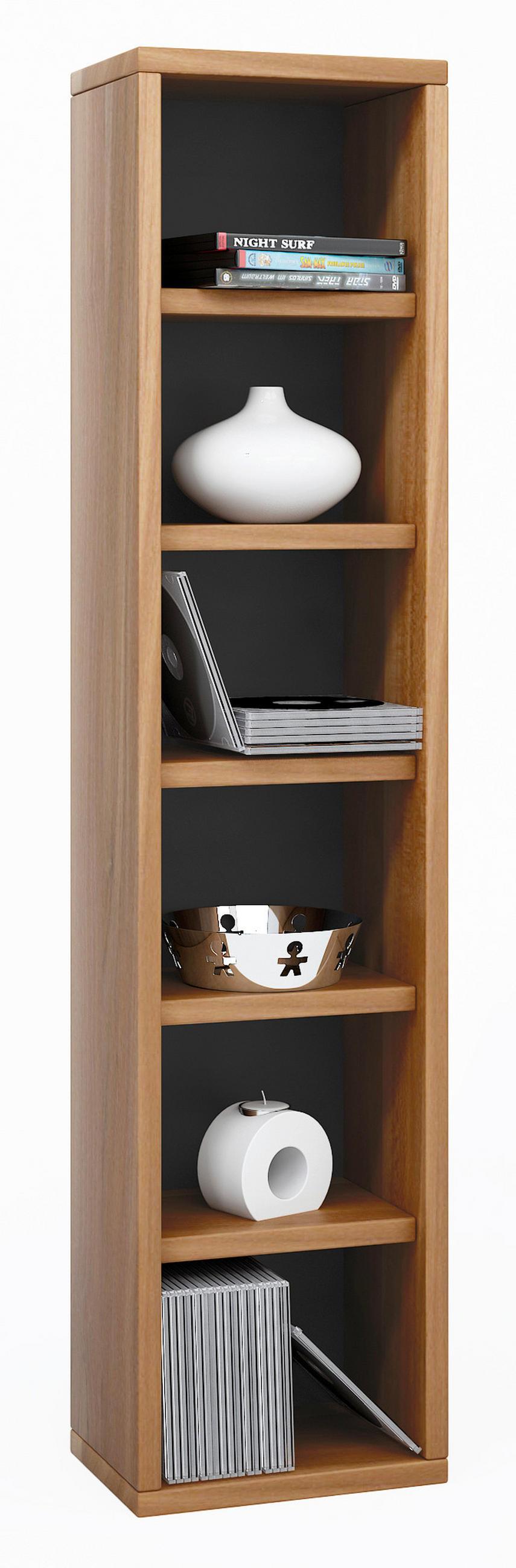 CD-REGAL - Nussbaumfarben, Basics, Holzwerkstoff (21/97,4/20cm)