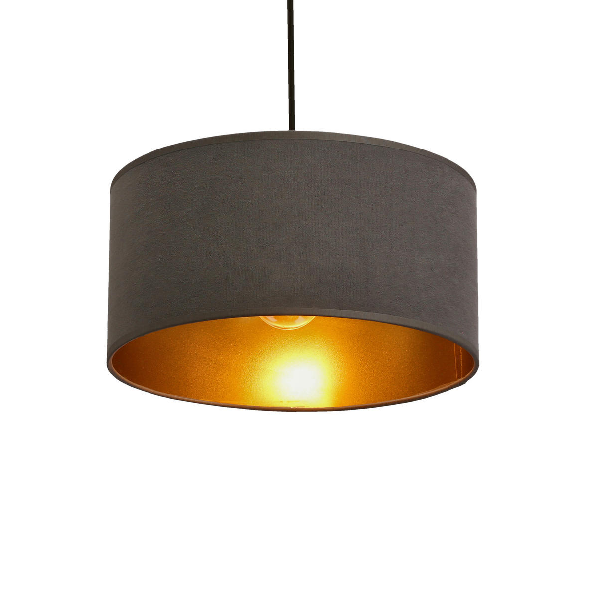 PENDELLAMPA Maloto 30/30/115 cm  - grå/svart, Klassisk, metall/plast (30/30/115cm)