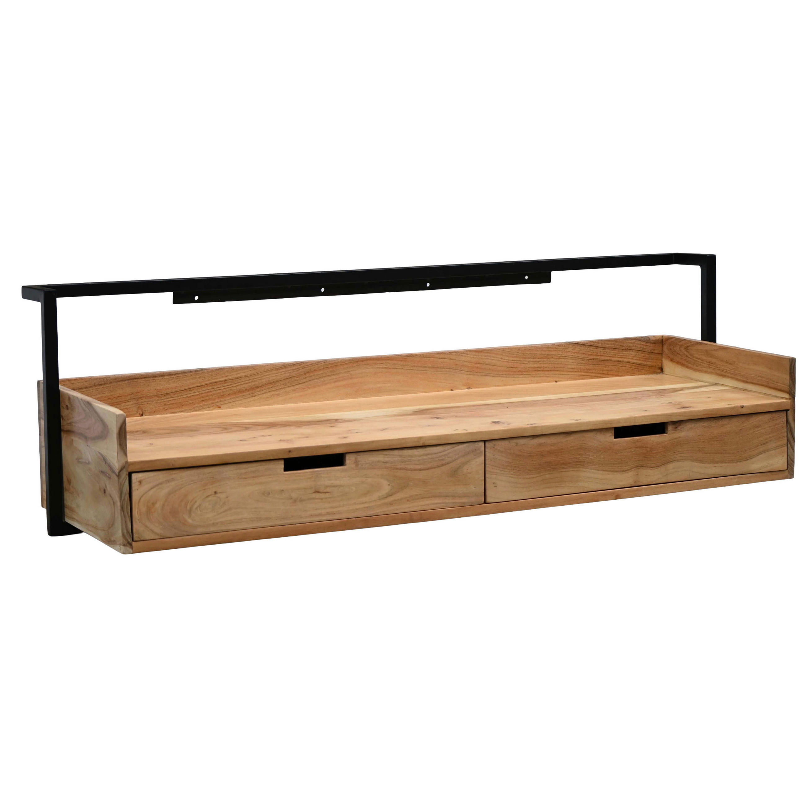 SCHREIBTISCH 120/38/37 cm Akaziefarben  - Akaziefarben, Design, Holz (120/38/37cm) - Livetastic