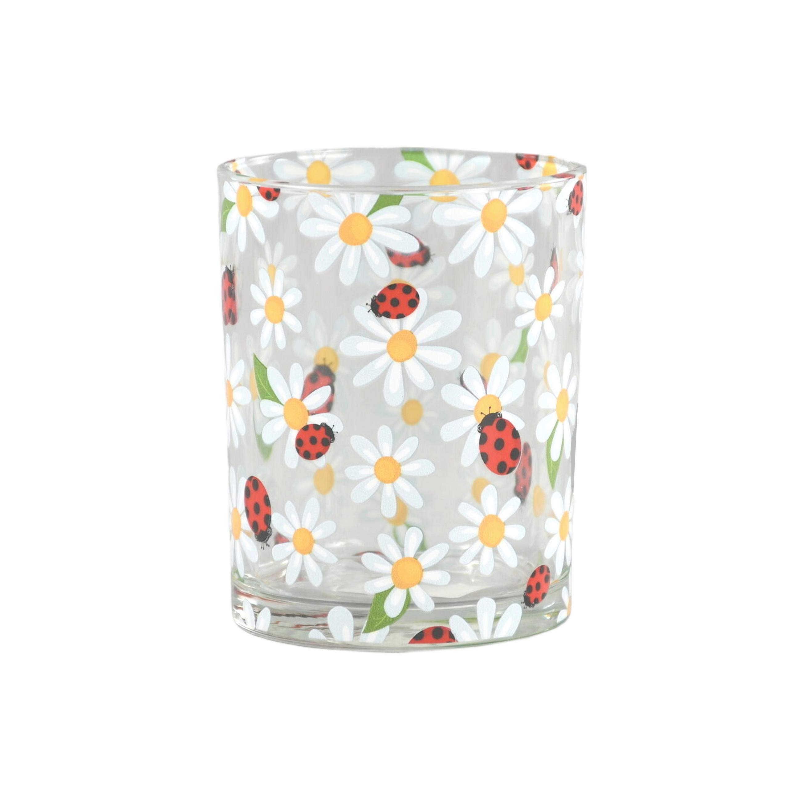 TEELICHTGLAS - Gelb/Rot, LIFESTYLE, Glas (10/12,5cm)