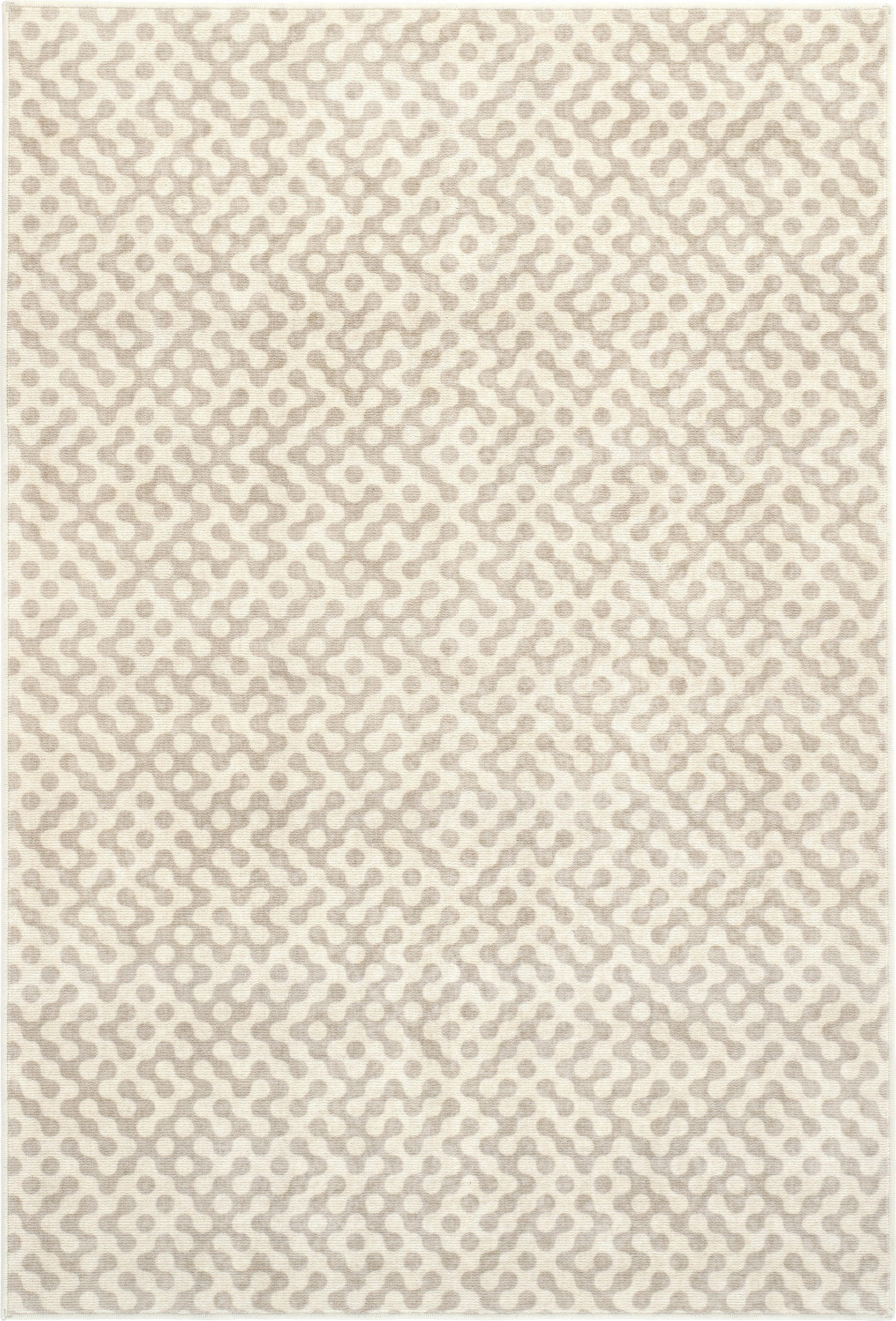 TUFTTEPPICH 130/190 cm MESIO HARAL, waschbar Creme, Taupe rechteckig  - Taupe/Creme, Design, Kunststoff/Textil (130/190cm) - Lindorug