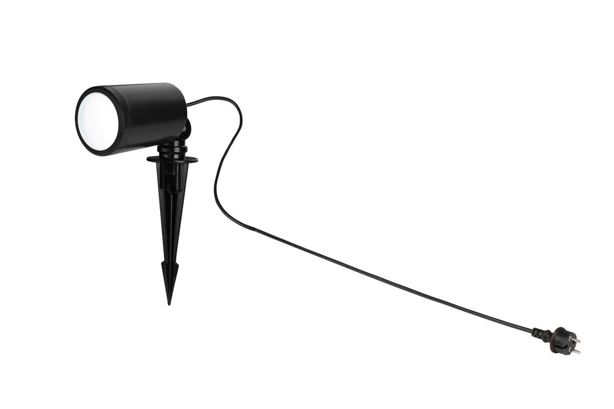 ZUNANJA LED-SVETILKA        6,6/11,6 cm       - črna, Basics, kovina/umetna masa (6,6/11,6cm) - Ambia Garden