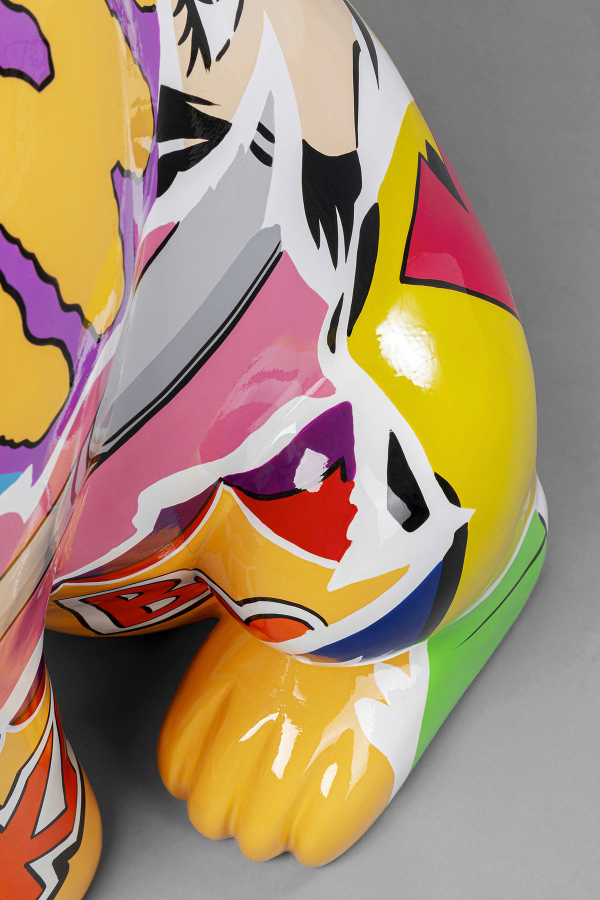 DEKOHUND - Blau/Pink, Design, Kunststoff (24/49/8cm) - Kare-Design