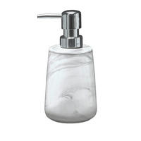 DOZATOR TEKUĆEG SAPUNA  siva, bijela  keramika  MARBLE  - bijela/siva, Basics, keramika (7,8/16,5cm) - Kleine Wolke