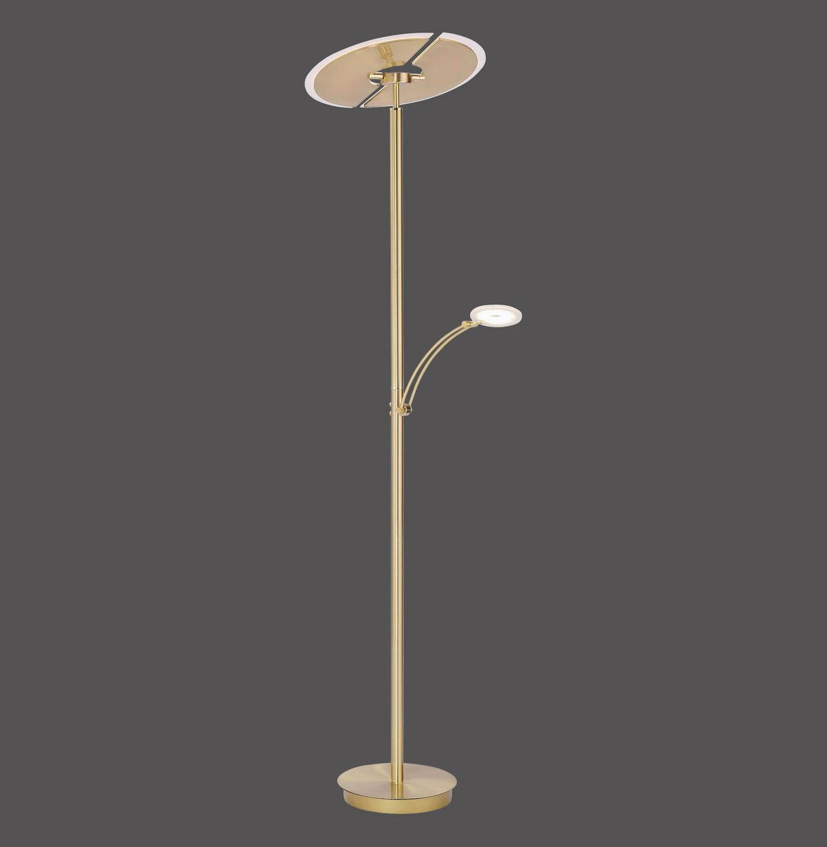 LED-DECKENFLUTER 62/444/200,3 cm    - Messingfarben, Basics, Metall (62/444/200,3cm) - Paul Neuhaus