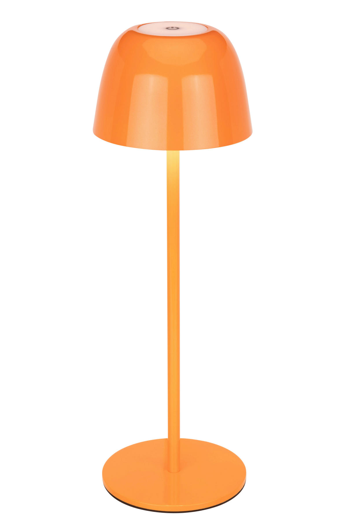 AKKU-TISCHLEUCHTE Santa Ana 11/34,6 cm  - Orange, Trend, Metall (11/34,6cm) - Novel