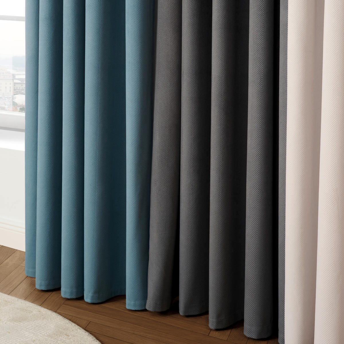 GOTOVA ZAVJESA krem 140/245 cm   - krem, Konvencionalno, tekstil (140/245cm) - Esposa
