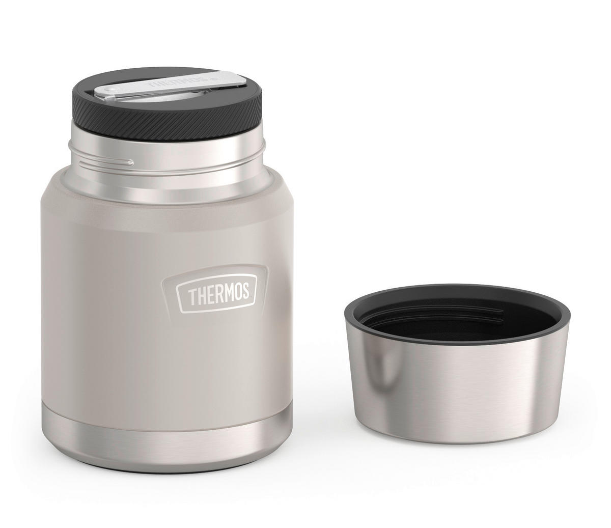 ISOLIERSPEISEGEFÄSS ICON 0,47 L  - Greige, Basics, Metall (0,47l) - Thermos