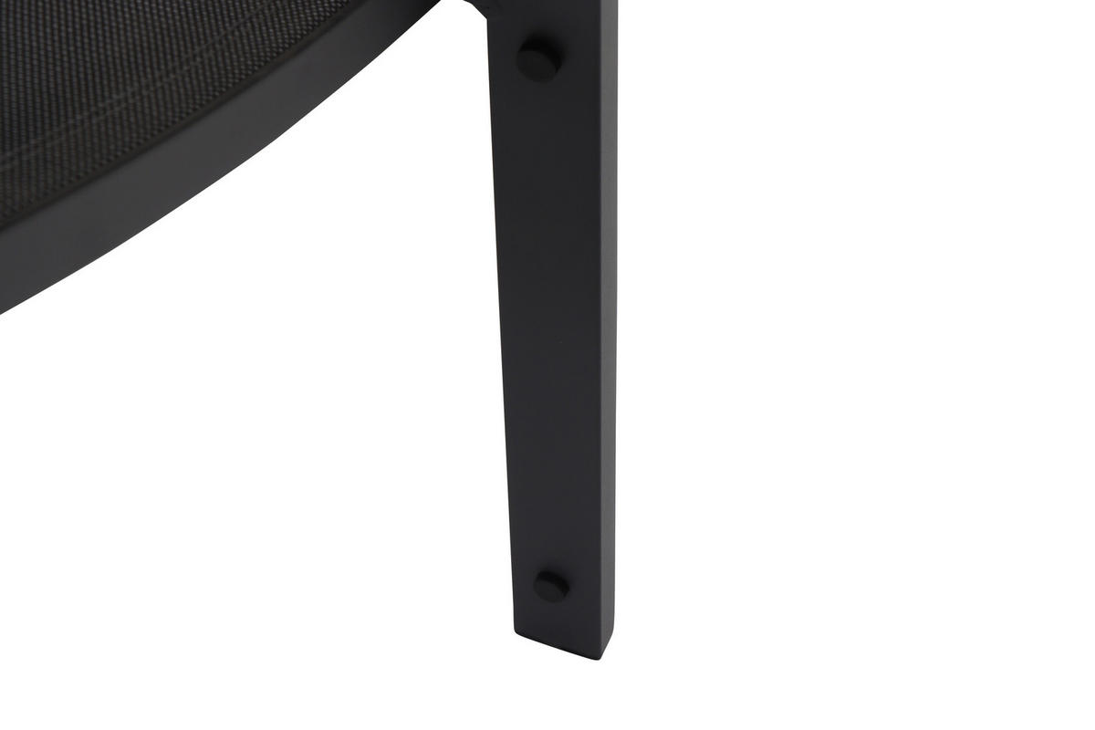 STAPELSESSEL in Metall, Kunststoff Anthrazit  - Anthrazit, KONVENTIONELL, Kunststoff/Metall (60/111,5/74cm) - Siena Garden