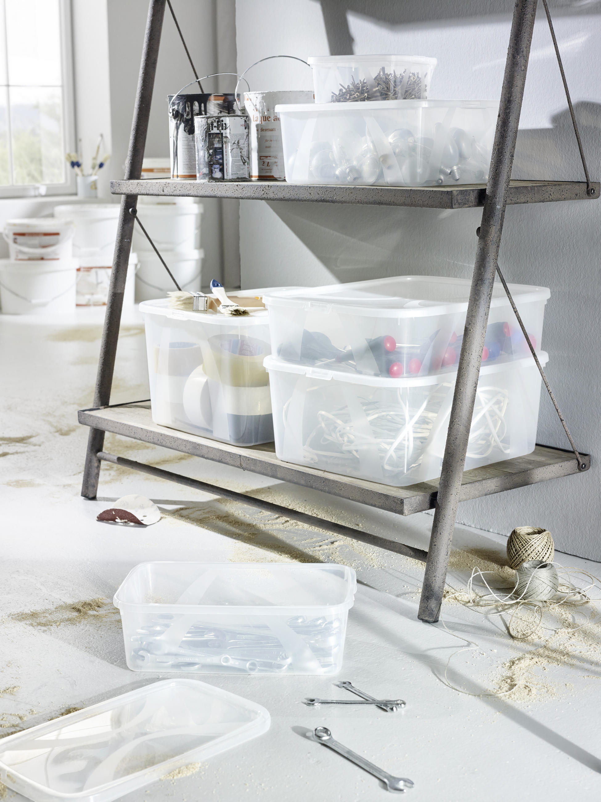 BOX MIT DECKEL 36,3/26,6/13,4 cm - Transparent, KONVENTIONELL, Kunststoff (36,3/26,6/13,4cm) - Rotho