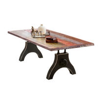 ESSTISCH 160/85/74 cm Echtholz  Holz, Metall rechteckig Multicolor, Schwarz  - Multicolor/Schwarz, MODERN, Holz/Metall (160/85/74cm) - MID.YOU