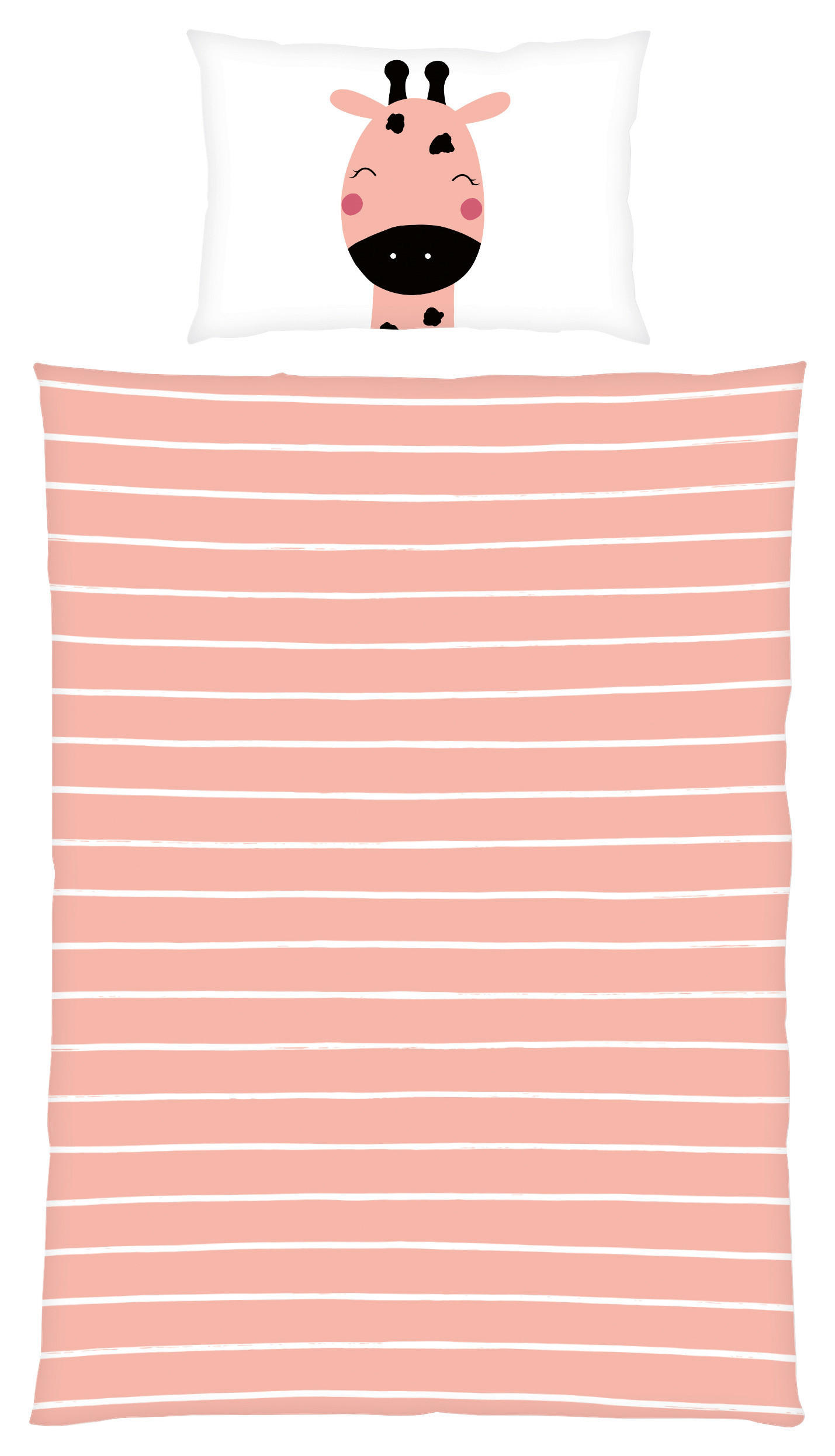 BABYBETTWÄSCHE Renforcé 100/135 cm  - Rot/Weiß, KONVENTIONELL, Textil (100/135cm)