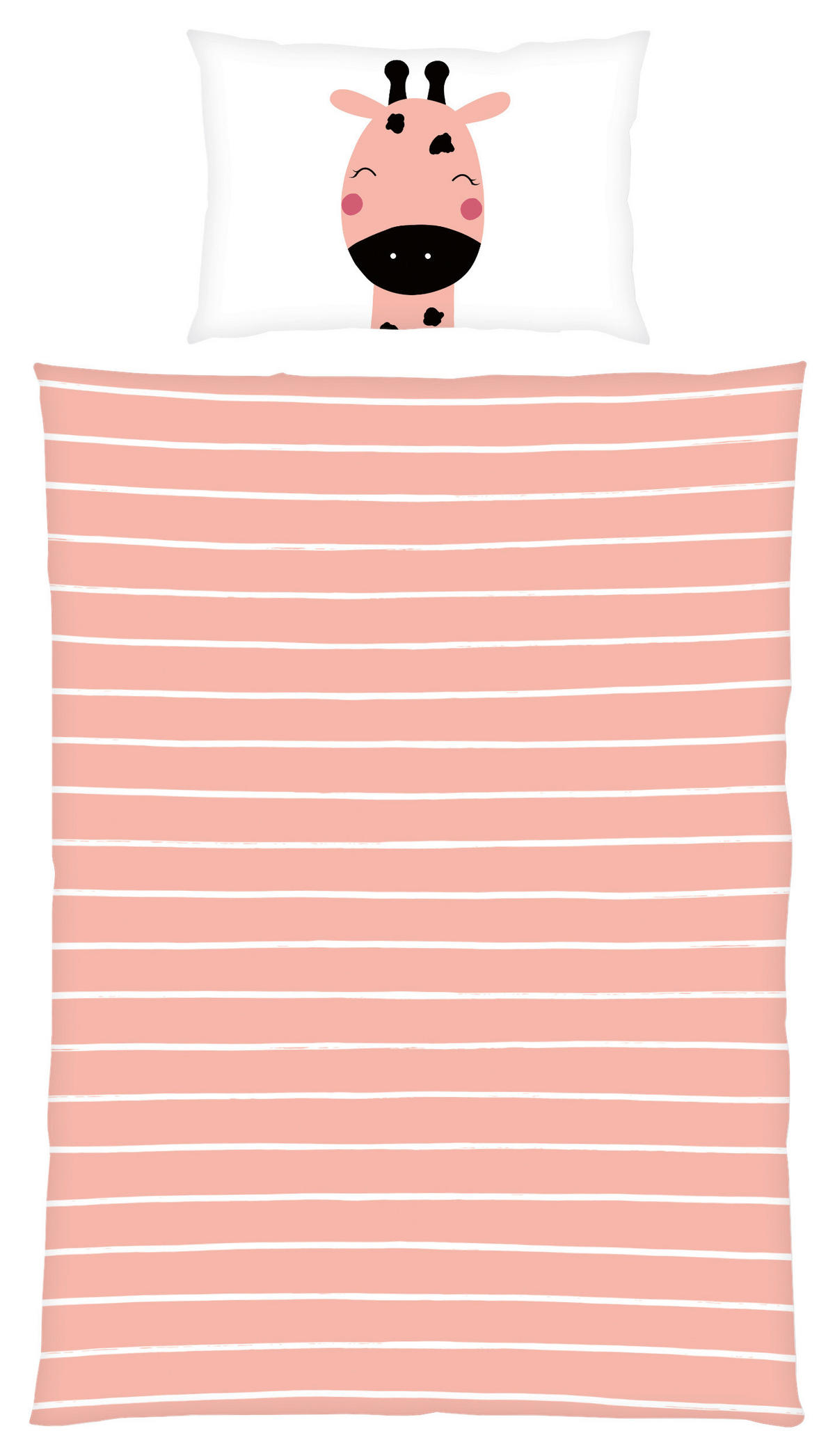 BABYBETTWÄSCHE Renforcé 100/135 cm  - Rot/Weiß, KONVENTIONELL, Textil (100/135cm)