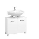 WASCHBECKENUNTERSCHRANK 70/58/35 cm  - Chromfarben/Silberfarben, KONVENTIONELL, Holzwerkstoff/Kunststoff (70/58/35cm) - Xora