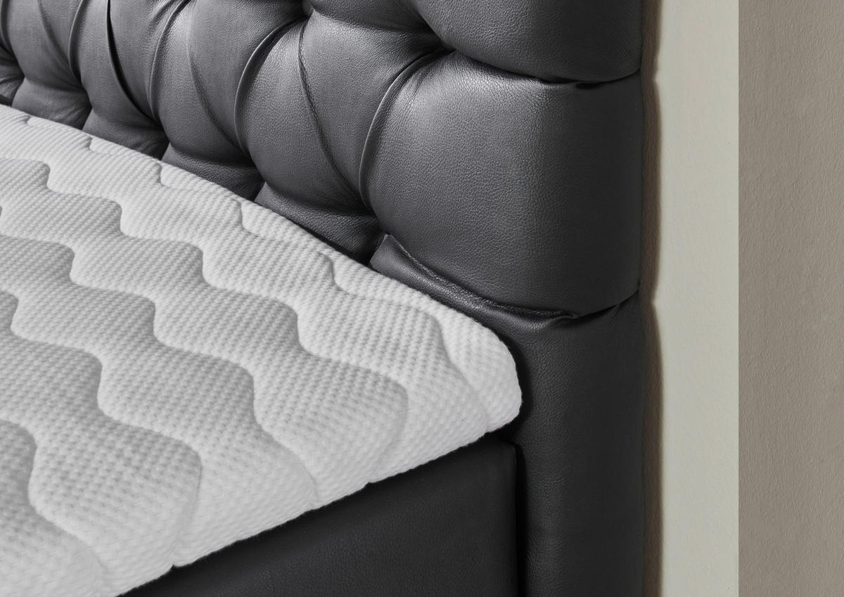 AMERICKÁ POSTEĽ, 160/200 cm, čierna - čierna, Modern, textil/plast (160/200cm) - MID.YOU