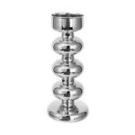 KERZENHALTER - Silberfarben, Trend, Glas (8,5/20cm) - Ambia Home