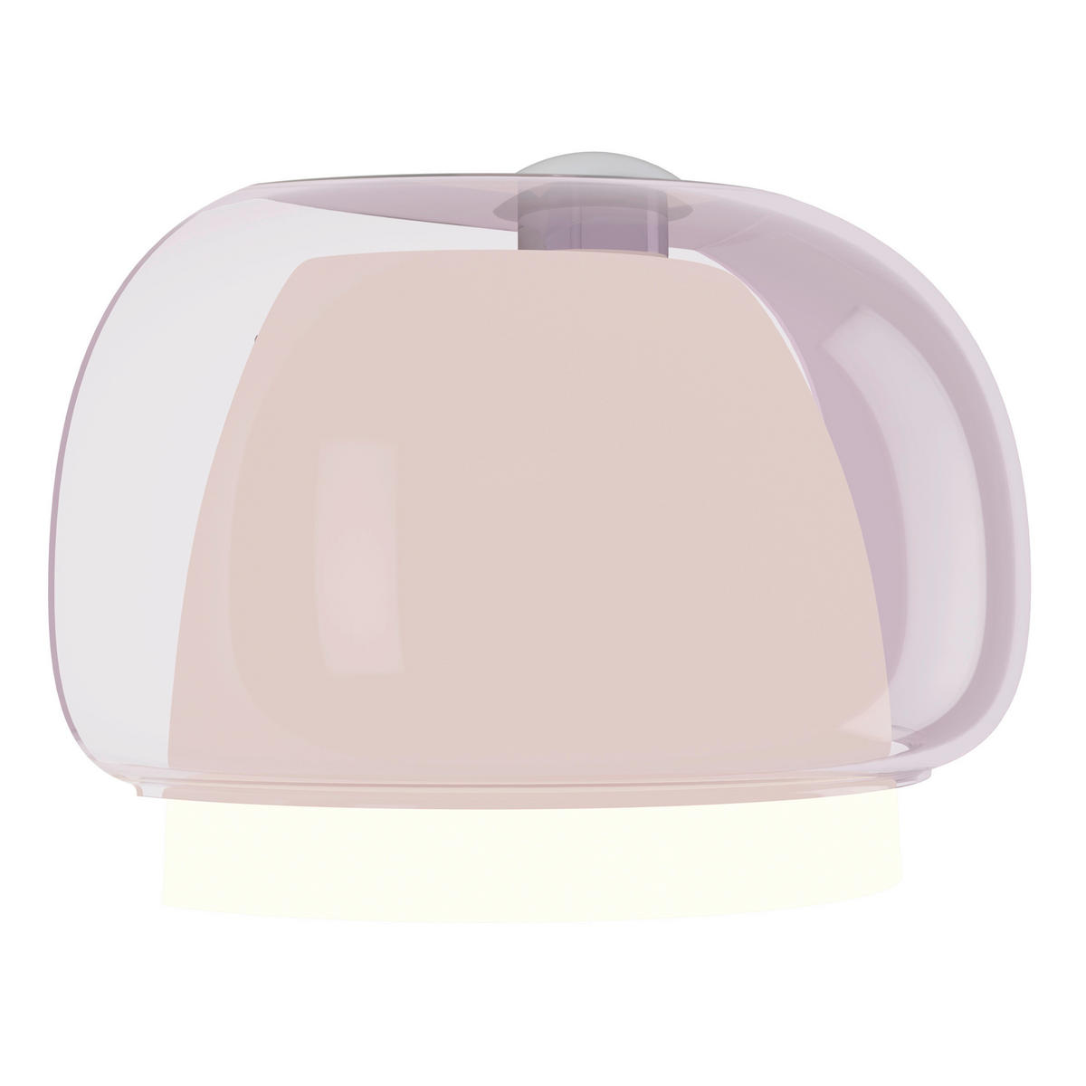 WANDLEUCHTE Belomontejo 22/14 cm   - Rosa/Weiß, Design, Glas/Metall (22/14cm) - Eglo