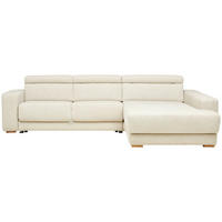 ECKSOFA Naturfarben Chenille  - Eichefarben/Naturfarben, Design, Textil (316/206cm) - Sedda
