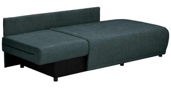 CHAISELONGUE Chenille Dunkelblau - Schwarz/Dunkelblau, KONVENTIONELL, Kunststoff/Textil (93/73/171cm) - Carryhome