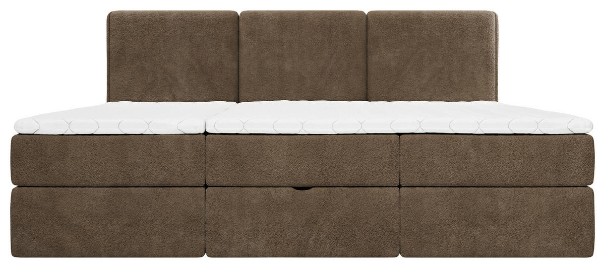 FAMILIENBETT - Schwarz/Braun, MODERN, Holz/Holzwerkstoff (270/200cm) - MID.YOU