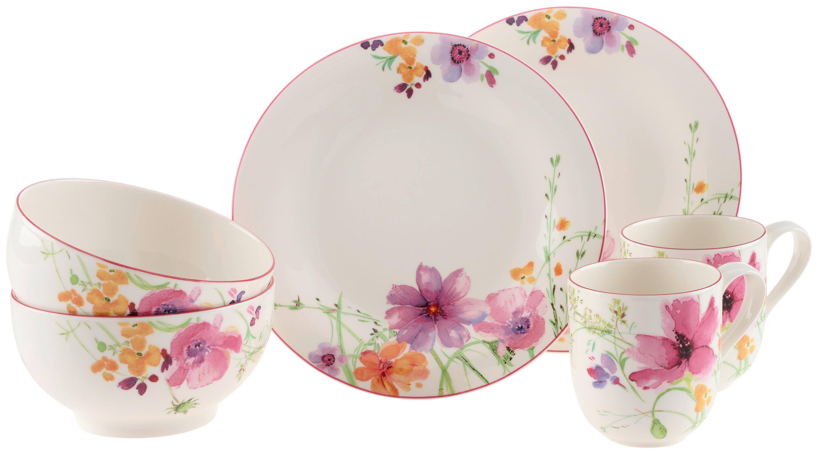 KOMBINOVANÁ SOUPRAVA 8dílné, porcelán keramika - vícebarevná, Konvenční, keramika (35/20/33cm) - Villeroy & Boch
