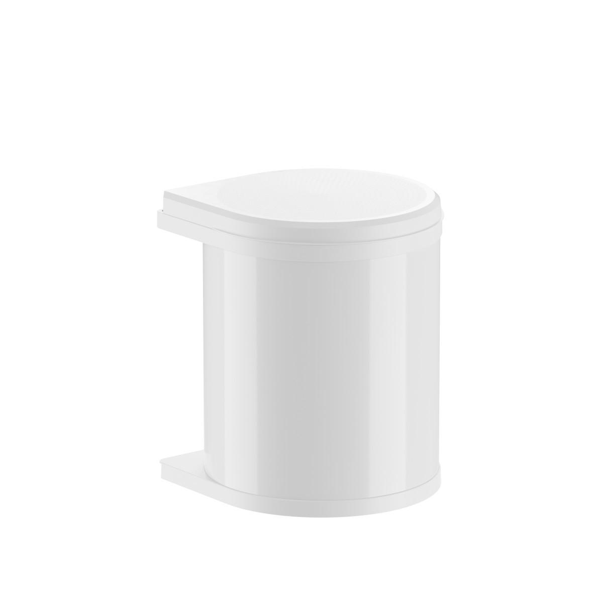 EINBAUABFALLSAMMLER 15 l  Kunststoff  - Weiß, Basics, Kunststoff (30,4/36,5-45,5/29cm) - HKT