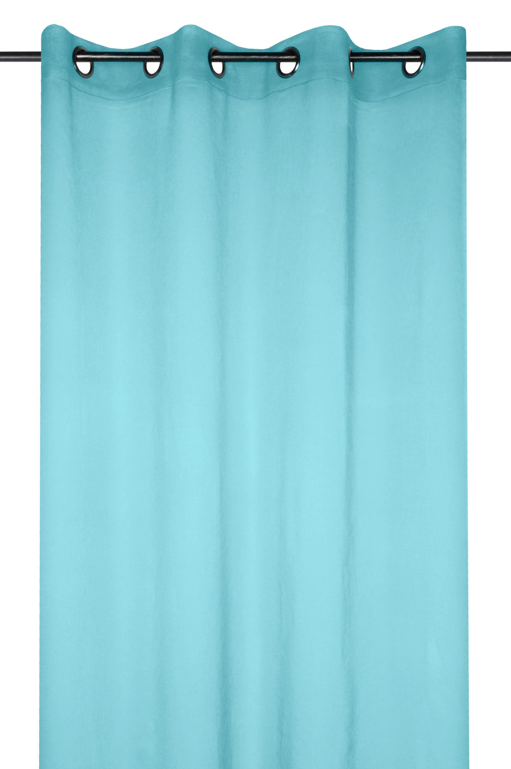 GOTOVA ZAVESA plava   - plava, Osnovno, tekstil (135/260cm)