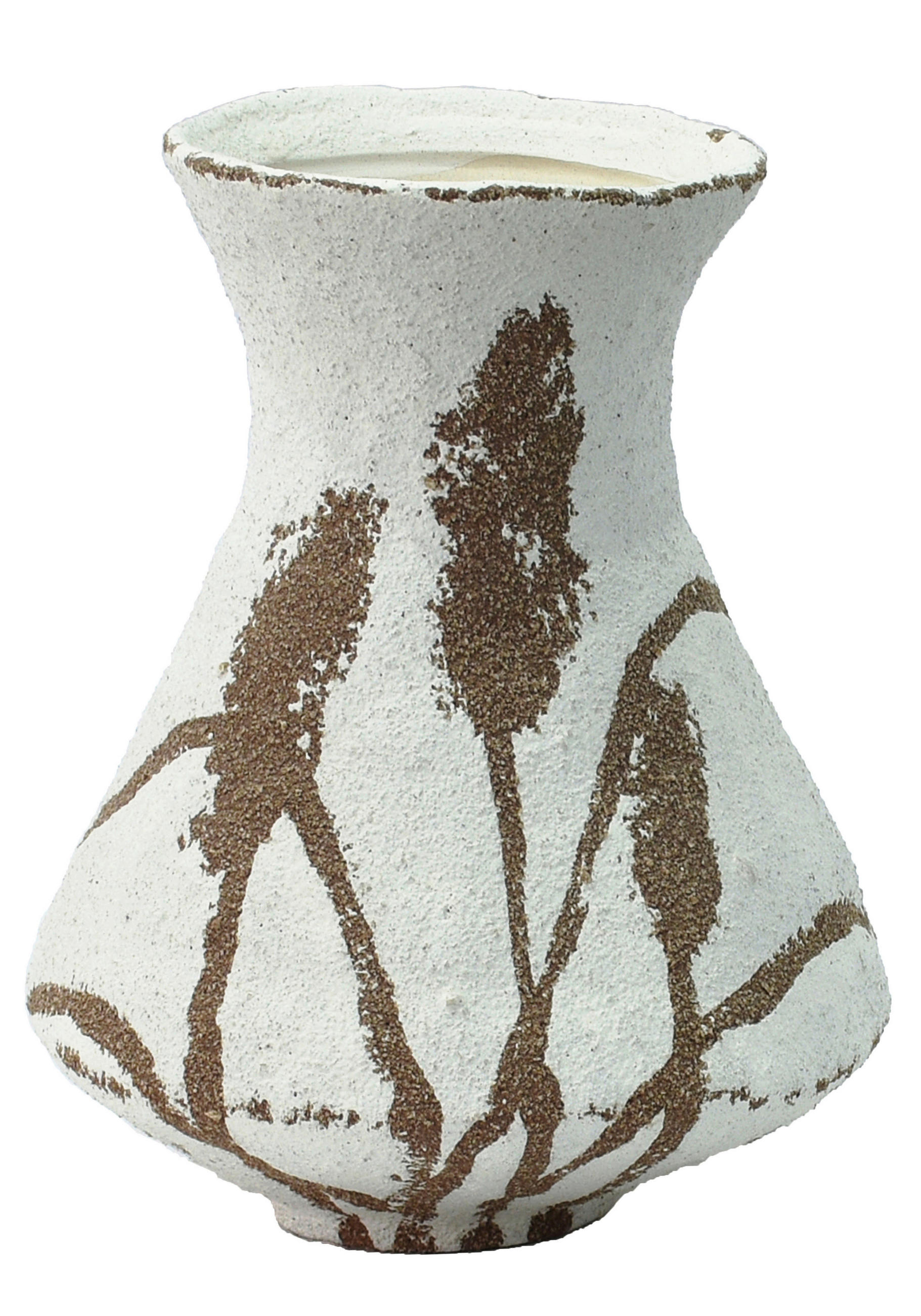 VÁZA, keramika, 17.5 cm - vícebarevná, Natur, keramika (14/17,5/13,5cm) - Ambia Home