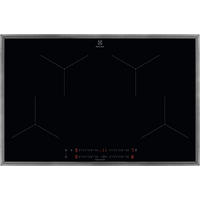 INDUKTIONSKOCHFELD LIT8140M  - Edelstahlfarben/Schwarz, Basics, Glas/Metall (76,6/4,6/50,6cm) - Electrolux