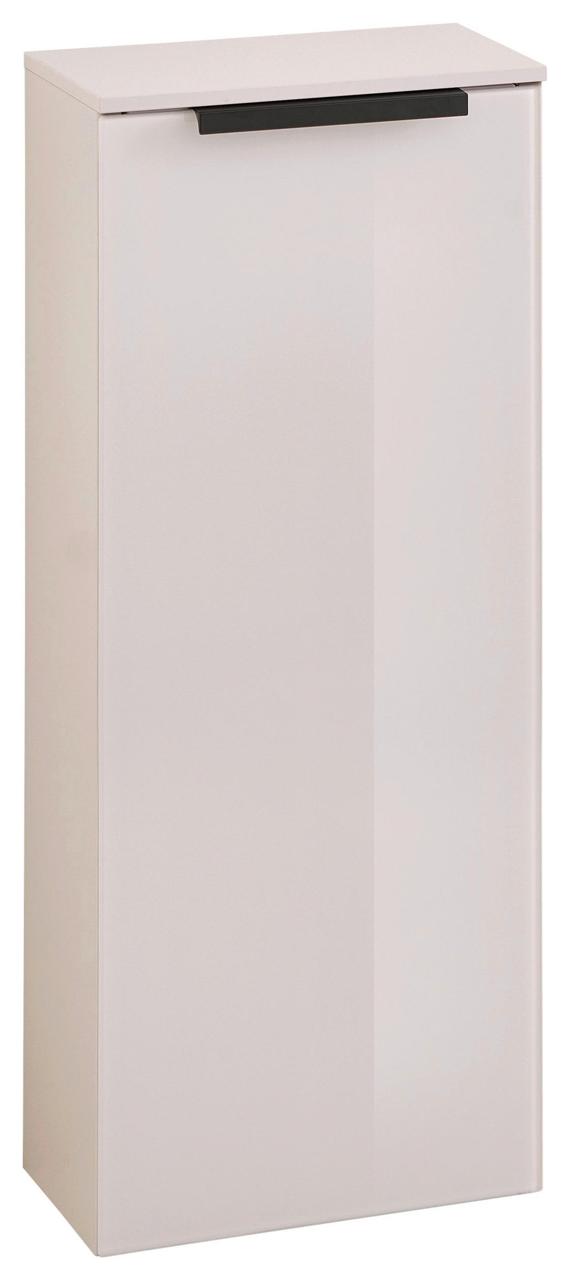 UNTERSCHRANK 30/73/15 cm   - Kaschmir/Schwarz, Design, Glas/Holzwerkstoff (30/73/15cm) - Leonardo Living